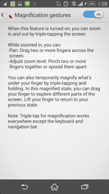 Mengaktifkan Fitur Magnification Gestures pada Android
